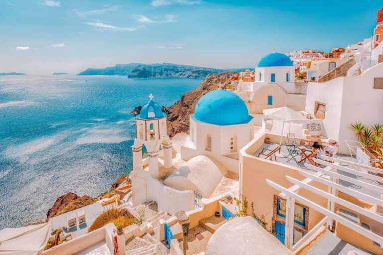 honeymoon shows, Santorini Greece
